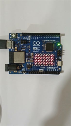 Basic arduino r4 led matrix