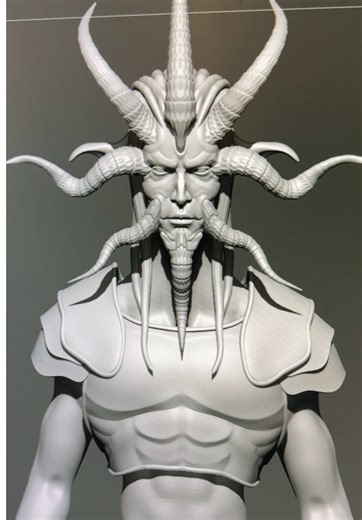 Freestyle Sun Warrior in Zbrush #3dsculpting