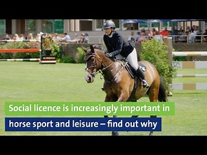 Social licence is increasingly important in horse sport and leisure – find out why