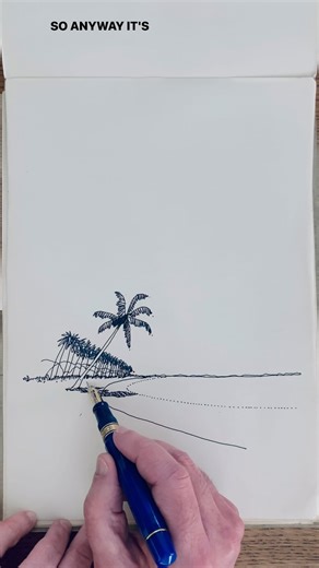 19K views · 142 reactions | How to draw trees? I was asked this question a certain number of times, so here’s an example of how you can do it. So let’s practice one scene on the beach. Just remember this: keep it simple. ——— Fountain pen: #omas Europa F nib ——— #art #artvideo #artreel #artreels #reel #reels #architect #landscape #trees #tree #plants #design #nature #sketch #sketching #draw #drawing #drawingtechnique #techniques #lines #practice | SketchViews | Facebook