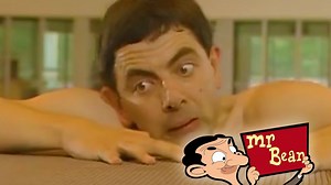 Mr Bean at the Swimming Pool