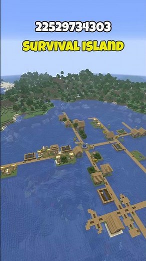 The PERFECT Minecraft Survival Island Seed!