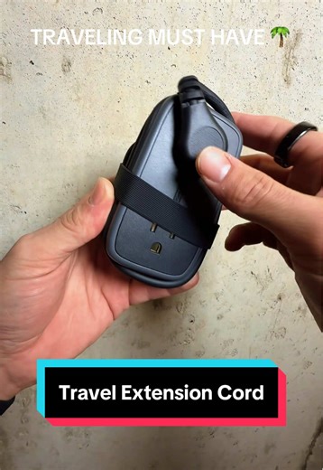 This travel extension cord is an absolute must have #traveling #power #tts #tiktokshop