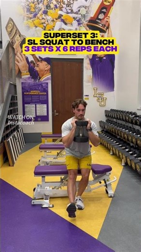 Day 1 of the LSU Lifting Program