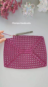 160K views · 1.8K reactions | How to crochet bottom bag net pattern #crochetbag #crochetnetbag #crochet | Chompu Handicrafts | Facebook