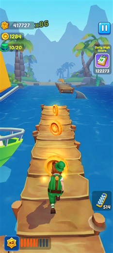 Subway princess runner Paddy in Tropical island #subwayprincessrunner