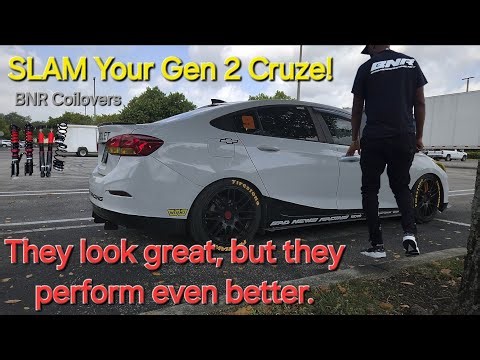 Chevy Cruze Coilover Drop: How Low Can You Go? @badnewsracing #chevroletcruze ​