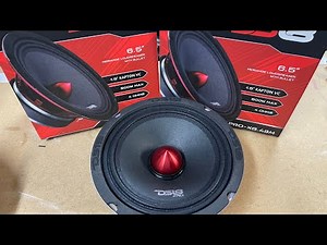 DS18 PRO-X6.4BM Loudspeaker - 6.5", Midrange LoudSpeaker Low RMS Power Test