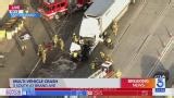 'A terrible drive’: Multiple crashes involving big rigs snarl traffic on 5 Freeway