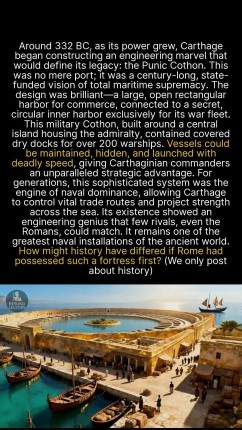 Carthages secret circular harbor hid 200 warships; was it the greatest naval base of antiquity? #ancienthistory #history #archaeology | Beyond Legends