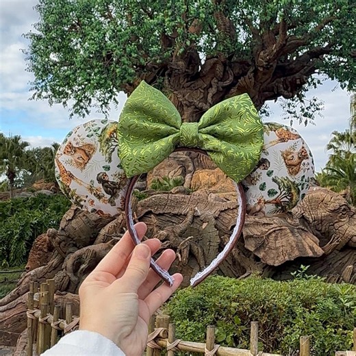 Animal Kingdom Mouse Ears Headband, Adult Minnie Ears, Handmade - Etsy