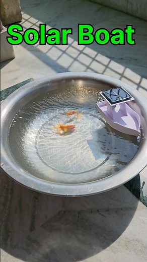 Homemade Solar Boat 😎 DIY Mini Solar Boat ❤️ #diy #shorts #miniboat