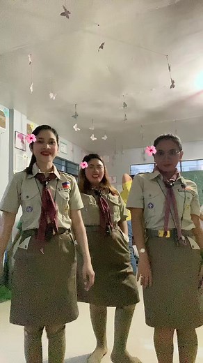 Scout Squad Goals in BSP Uniforms