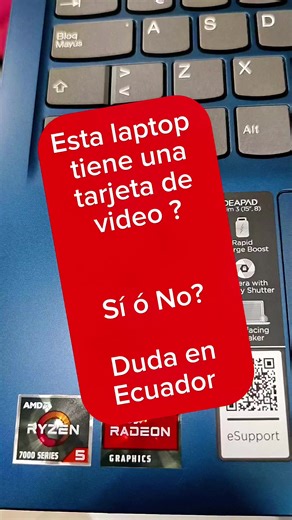laptops nuevas Lenovo Ryzen 5 7520u con video integrado 610. Touch screen, 16 Gigas y SSD 512 Guayaquil Parque Empresarial Colón local 4 Urdesa Norte 1-700 Digital 0939723070. #guayaquil #computadoras #laptopsnuevas #laptopgamer