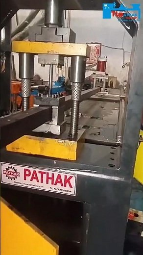 Automatic Angle Punching Machine by TL PATHAK GROUP #AnglePunchingMachine #MetalFabrication #machine