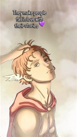 I want to make people fall in love with my webtoon and characters 💜 #webtoon #mythology #bl