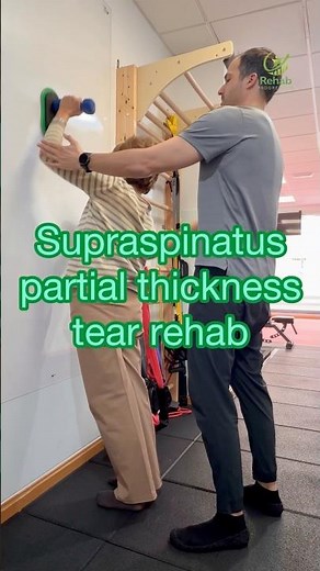 Supraspinatus partial thickness tear rehab