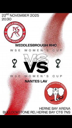 Historic Moment for English Women’s Hockey This Weekend This coming weekend marks a historic milestone for English roller hockey, as two English senior women’s teams-Middlesbrough RHC and ECU-will compete in the WSE Women’s Cup. It is the first time in history that two English teams have featured in this prestigious European competition. Middlesbrough RHC Senior Women, captained by Alice Kneeshaw, and the ECU Senior Women, led by an experienced captain, head into the tournament with squads made 