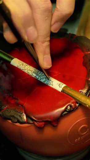 hand-engraved peony, "Youth Prosperity" bracelet. #Handmade #GoldProcessing #jewellery