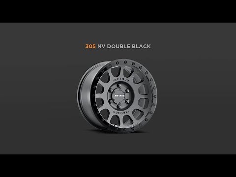 Method Race Wheels 305 Double black