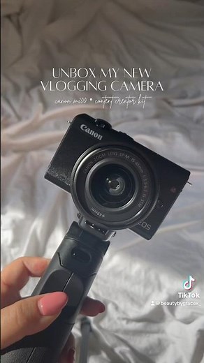 Canon m200 unboxing ~ canon content creator kit #canonm200 #canon #vloggingcamera