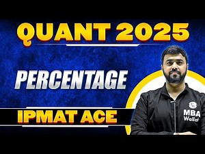 Percentage | IPMAT Quants 2025 Preparation