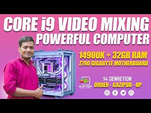 Intel 14th Gen Core i9-14900K Video Editing PC Build 🔥| 8K Video Editing PC 🤩 Play Edit Solution