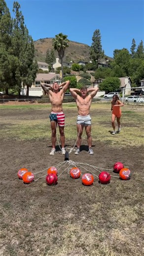 Pick the wrong ball, get waxed! 🤯 🎬 This video was produced by Network Media and Jamie and Blake | I Win Again - Games