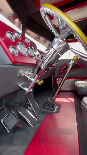 This Flamed Semi Truck Interior Is INSANE 🔥 #semitruck #custom #luxury #peterbilt #shorts #fyp