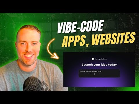 Build a Full Web App in 5 Minutes with AI | Hostinger Horizons