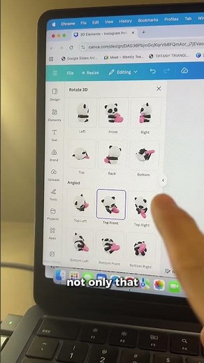 3D elements in Canva. #3d #canva #tutorial #free #malaysia