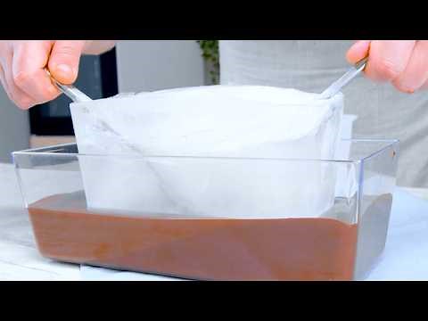 This Chocolate Hack Will Blow Your Mind! Strawberries & Cream Chocolate Shell Loaf Cake