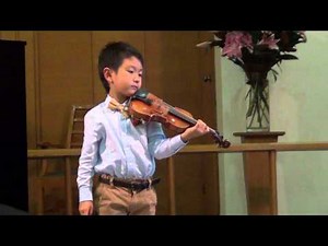Huber Concerto in F Major - Christian Li (Aged 6)