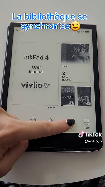 Test de la nouvelle liseuse Vivlio