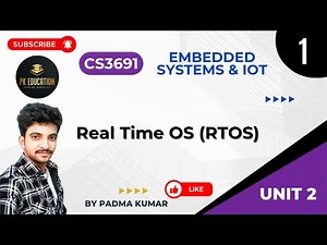 2.1 Real Time Operating Systems (RTOS) | ES & IoT | CS3691 | Anna university R2021 Tamil