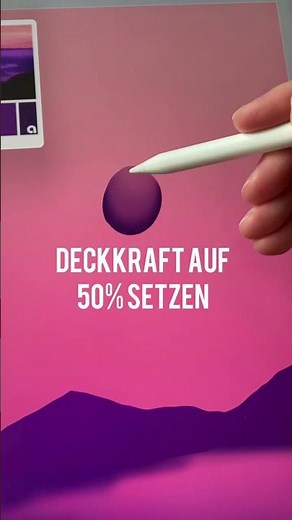 Procreate Tutorial Regentropfen- Raindrops