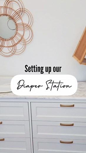 503K views · 2.9K reactions | Set up our nursery's diaper station...