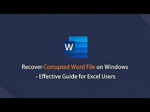 Recover Corrupted Word File on Windows - 2022 FoneLab Guide to Recover Word Document
