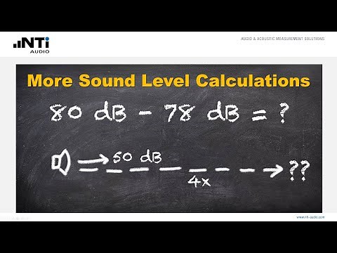 NTi Audio Webinar: More Sound Level Calculations
