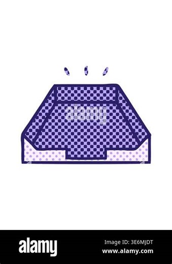 spinning motion animation of comic book style cartoon of a in box Stock Video Footage - Alamy