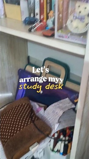 Resetting My Study Desk 📚✨ #studydesk #studyaesthetic #desksetup #studentlife #studyvibes #shorts