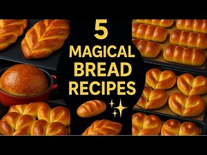 5 Amazing Homemade Bread Recipes | Easy, Healthy & Delicious Bread Anyone Can Bake! 🍞✨