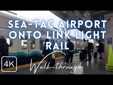 How to Ride the Link Light Rail From Sea-Tac Airport (Seattle-Tacoma International Airport)