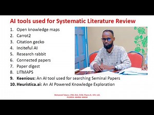 1. AI tools used for Systematic Literature Review: Open Knowledge Maps
