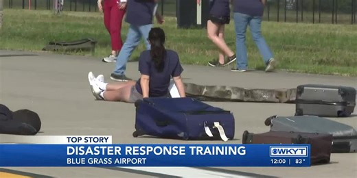 Blue Grass Airport holds first full-scale disaster response training in years