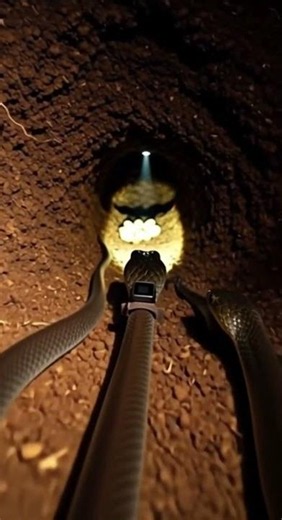 This Legendary Black Mamba is Lightning Fast… Watch Inside Its Hidden Burrow