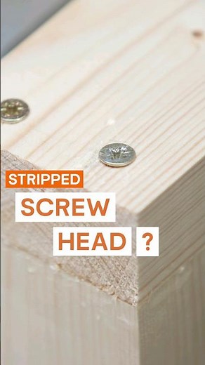 Get rid of pesky stripped screws with this simple trick 👀🔩 #DIY #Howto #BandQ