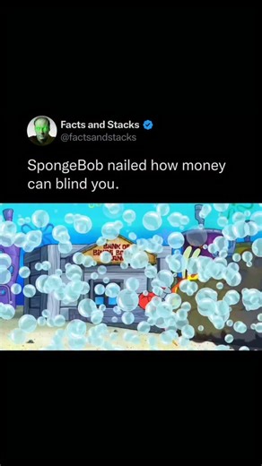 Facts and Stacks on Instagram: "SpongeBob showed us how greed makes you forget the fine print. Mr. Krabs missed one thing: nothing’s free. Anything promised as “free” is how banks, apps, and money platforms reel people in. What sounds like free money often has strings attached. The smartest play is to look past the hype and understand the mechanics. If it’s a bank account, check the APY after the promo period. If it’s an investment, ask what risks you’re taking for that “guaranteed return.” The 