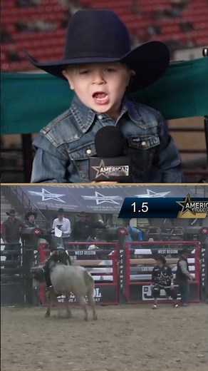 JB Mauney & His Son Jagger Watching Bull Riding Together
