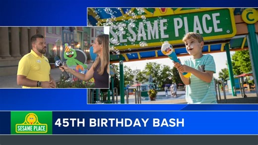 Sesame Place in Langhorne is celebrating its 45th anniversary